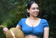 පැලුණු කොස්ගෙඩියක් එක්ක තරුණියක් කරපු දේ…සමාජ මාධ්ය කැළඹූ ඡායාරූප පෙළ මෙන්න.(PHOTOS)